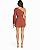 Vestido curto franzido ombro so vermelho Farm 313229 - Imagem 2
