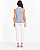 Blazer sem mangas com faixa listras Claudia Rabelo BZF 361 1 1413 - Imagem 2