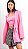 Blazer oversized alongado rosa MYFT 502BZ000885 - Imagem 1