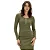 Blusa manga longa canelada verde militar MYFT 502BL009606 - Imagem 1