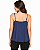 Blusa de alça com renda azul marinho MYFT 502BL010339 - Imagem 2
