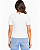 Blusa canelada manga curta branca MYFT 502BL010078 - Imagem 2