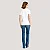 T-shirt gola em V Tommy Hilfiger branca ABWW0WW24969 - Imagem 2