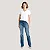 T-shirt gola em V Tommy Hilfiger branca ABWW0WW24969 - Imagem 1