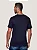 Camiseta Tommy Hilfiger logo tee azul marinho ABMW0MW16171 - Imagem 2