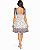 Vestido curto rosa rio estampada Farm 370733 - Imagem 2
