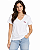 T-shirt CKJ V branca CF40C01B - Imagem 1