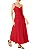 Vestido franzido frente vermelho Farm 350671 - Imagem 1