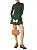 Blusa rib manga longa verde militar Farm 338880 - Imagem 1