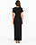 Vestido canelado longo preto MYFT 502VE011896 - Imagem 2