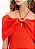 Vestido curto com maxi laco vermelho MYFT 502VE010515 - Imagem 2