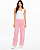 Calça wide leg cintura media rosa claro MYFT 502CF002976 - Imagem 1