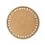 Base Redonda 10cm Cesto Fio de Malha/Crochê MDF - Kit 20 unidades - Imagem 2
