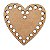 Base Coração 20cm Cesto Fio de Malha/Crochê MDF - Kit 20 unidades - Imagem 3