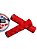 Manopla Lock On MTB90 XC - Red - Imagem 1