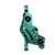 Freio a Disco MTB SRAM Motive Ultimate Stealth Teal Splatter Expert Kit (Edição de Lançamento) - Imagem 7