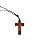 Cordão com Crucifixo Madeira - Imagem 1