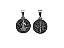 Medalha São Bento níquel 13mm - Imagem 3