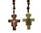 Terço Votos Franciscanos saquinho tecido - Imagem 3