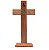 Crucifixo de mesa madeira 17cm - Imagem 2