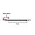 Resistência Elétrica Cartucho Coladeira Borda 3/8"X160MM 400W 220V AC KL - Imagem 2