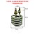 Resistência  Circular Hidro Sinapse 8000W 220V - Imagem 2