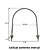 Resistência Tipo "U" Marmiteiro Buffet Térmico 200MM 1000W 220V - Imagem 3
