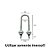 Resistência Tipo U Mesa Quente Banho Maria 130MM 300W 220V - Imagem 2