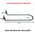 Resistência Tipo U Marmiteiro Mesa Quente 300mm 2000w 220v - Imagem 2
