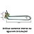Resistência Tipo U Aquecimento Àgua em Circulação 140MM  1500W 127V - Imagem 2