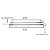 Resistência Degelo Refrigerador 8,2X600MM 800W 220V - Imagem 2