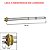 Resistência Rosca 2. 1/2'' U3  8,2X840MM 8000W 220/380V Caldeira - Imagem 2