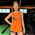 Camiseta Regata EM Feminina Laranja Neon - Imagem 5