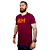 Camiseta EM Masculina Slim Vinho - Imagem 2