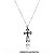Pingente crucifixo conexo vazado Ref. 85310 - Imagem 3