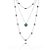 Colar tiffany corações negro 80cm Ref. 80228 - Imagem 3