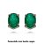 Brinco oval esmeralda fusion P Ref.80913 - Imagem 3