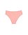 Calcinha de Biquíni Hot Pants Cintura Alta Rosa Bebê Fluorescente - Imagem 5