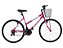 Bicicleta aro 26 Foxer Maori com Cesta Rosa Pink -Houston - Imagem 1