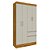 Guarda Roupa 4 Portas Oregon com 6 Pes Ipe Rustico White Tcil - Imagem 1