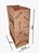 Saco de Papel Kraft 18x10,5x28 Fast Food Delivery Gr 80 100 Unidades - Imagem 3