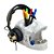 Suporte Headphone Headset Porta treco Torre de dados Crânio - Imagem 1