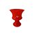 Vaso Espanha Pequeno Porcelana Vermelho Decorativo Flores - Imagem 3