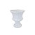 Vaso Espanha Pequeno Porcelana Branco Decorativo Flores - Imagem 5