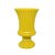 Vaso Espanha Grande Porcelana Amarelo Decorativo Flores - Imagem 5