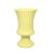 Vaso Espanha Grande Porcelana Amarelo Candy Decorativo Flor - Imagem 3