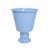 VASO DE METAL CONE AZUL BEBE - Imagem 1