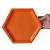 Kit Festa Mosaico Laranja Peças Decorativas Mesa Só Boleiras - Imagem 6