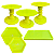 Kit Festa Mosaico Amarelo Neon Peças Decorativas Só Boleiras - Imagem 1