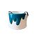 VASO BALDE DE TINTA ALCA CORDA VERDE AGUA - Imagem 1